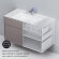 База под раковину подвесная Inspire 2.0 AM.PM, арт. M50AFHX1003EGM цвет: серый