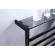 Полотенцесушитель электрический (580х350x130), N-333B Matt Black, Black&White арт. 333BN