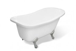 Ванна отдельностоящая "Царская" размер: 1500х730мм Эстет ФР-00001653 цвет: Белый Ванна отдельностоящая "Царская" размер: 1500х730мм Эстет ФР-00001653 цвет: Белый
