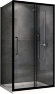 Душевой уголок Schwarzer Diamant 1800x750мм, Черный, ABBER арт. AG30180BH-S75B
