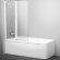 Шторка на ванну Ravak cvs2-100 100х150 l профиль белый стекло transparent 10° (Чехия) - 7QLA0103Z1