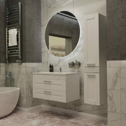 Тумба для раковины 2 выдвижных ящика, (раковина r9090d) SANVIT TURIN-2 арт. kturin2090