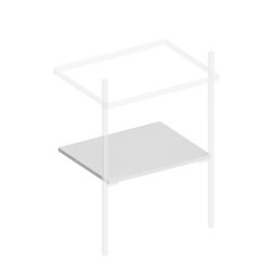 Полка 55см, Kerama Marazzi Pro, PRO.sh.55\WHT.M цвет: белая матовая 