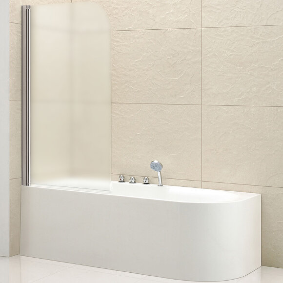 Шторка на ванну ECO Хром Cezares - ECO-O-V-1-80/140-P-Cr-L