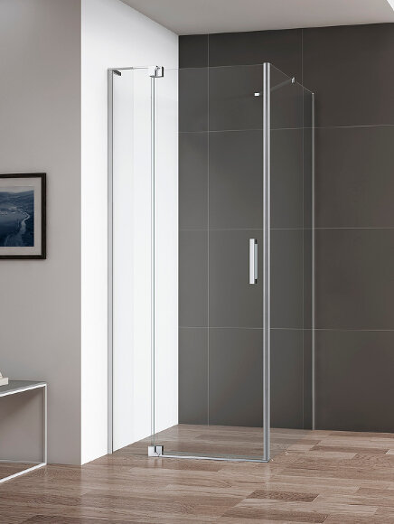 Душевой уголок SLIDER Хром Cezares - SLIDER-AH-1-80-70/80-C-Cr