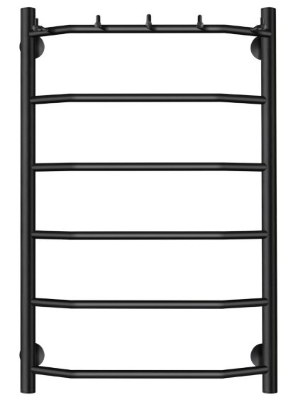 Полотенцесушитель водяной, черный, Secado 80x40, Агата 1 К - 4673739222973