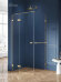 Душевое ограждение L 90x120x200 Avexa gold New Trendy брашированное золото арт. EXK-3021