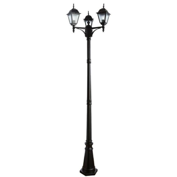 Садово-парковый светильник, вид замковый Bremen Arte Lamp цвет:  черный - A1017PA-3BK