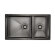 Кухонная мойка из нержавеющей стали OSSER Paulmark 780х440мм, PM527844-GM цвет: вороненая сталь