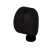 Подключение для душевого шланга Remer 309LNO, цвет: черный