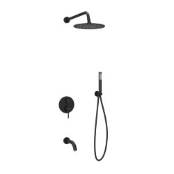 Душевой комплект Select встраиваемый для душа, цвет чёрный матовый - SC3004MB Душевой комплект Select встраиваемый для душа, цвет чёрный матовый - SC3004MB