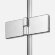 Дверь в нишу 120x200 Avexa chrome New Trendy хром арт. EXK-1449