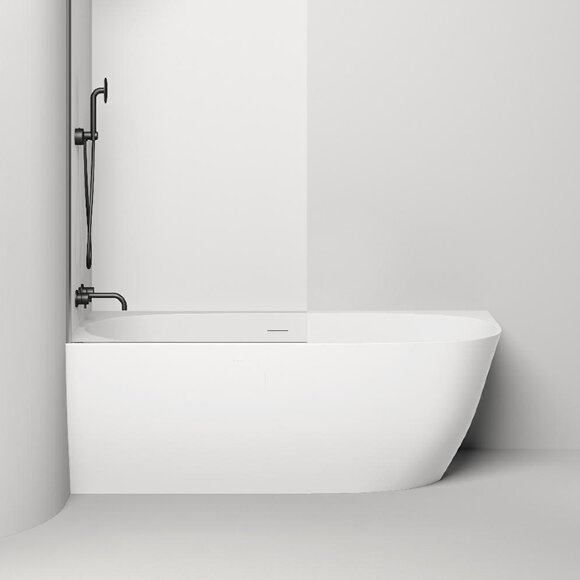 Ванна из искусственного камня Salini Sofia Corner L 170x85 102515G цвет: белый