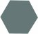Керамическая плитка GOOD VIBES GREEN 15X15 (HEX.) (box 0,402) CEVICA арт. CV75928