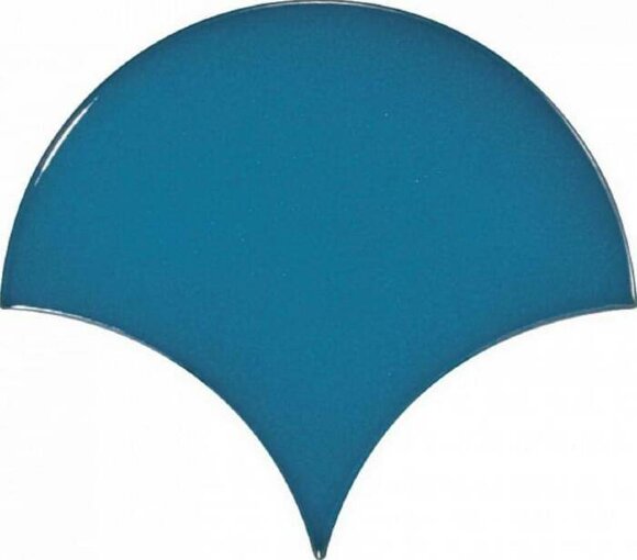 Керамическая плитка для стен EQUIPE SCALE 23841 Electric Blue Fan 10,6x12 см