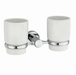 Подстаканник двойной Donau K-9428DC WasserKRAFT цвет: Хром Подстаканник двойной Donau K-9428DC WasserKRAFT цвет: Хром