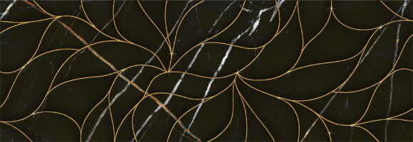 Купить Керамогранит Black&Gold Black&Gold Struttura Decor 588112002 плитка 24.2х70 (Россия) Eletto Ceramica в Москве