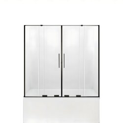 Шторка для ванны 150 см Smart black New Trendy черный арт. EXK-4209 Шторка для ванны 150 см Smart black New Trendy черный арт. EXK-4209