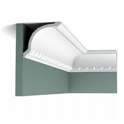 Карниз гибкий из полиуретана C216F Orac Luxxus Бельгия цвет: Белый