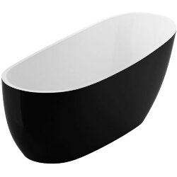 Акриловая ванна Comfort+ 175x74 Черная без гидромассажа Excellent, WAEX.CMP2.17WB