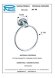 Держатель для полотенца - кольцо 160 мм REMER Серия 900 NV44CR, цвет: хром