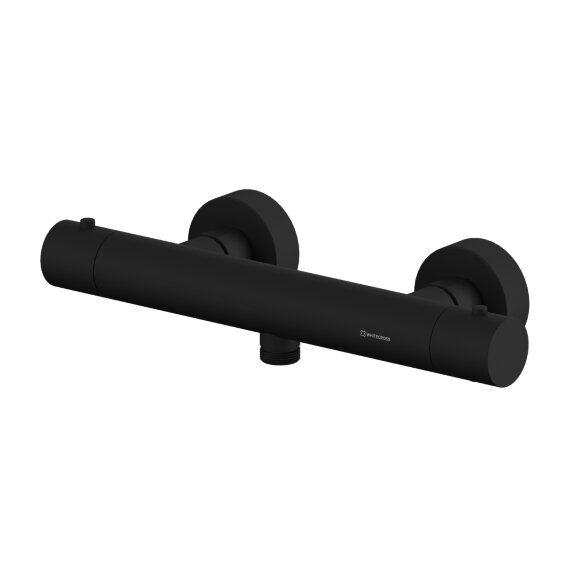 Смеситель термостатический для душа Whitecross Y black Y1246BL цвет: черный мат