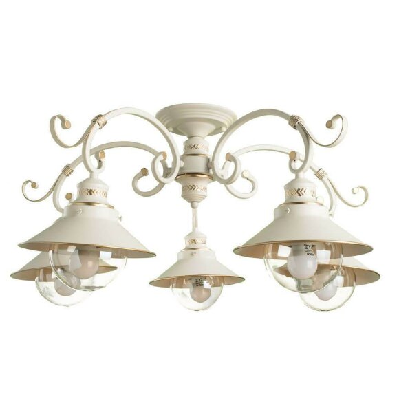 Потолочная люстра, вид морской 7 White Arte Lamp цвет:  белый - A4577PL-5WG Потолочная люстра, вид морской 7 White Arte Lamp цвет:  белый - A4577PL-5WG