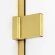 Душевое ограждение 80x100x200 Avexa gold New Trendy брашированное золото арт. EXK-1735