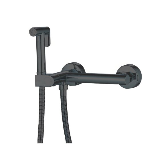 Гигиенический душ со смесителем черный, Haiba - HB5514-7
