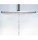 Hansgrohe верхний душ с настенным кронштейном скрытого монтажа, Rainmaker Select, матовый хром арт. 24007400