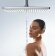 Hansgrohe верхний душ с настенным кронштейном скрытого монтажа, Rainmaker Select, матовый хром арт. 24007400
