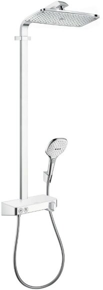 Hansgrohe душевая система с термостатом 300, Raindance E, матовый хром арт. 27288400