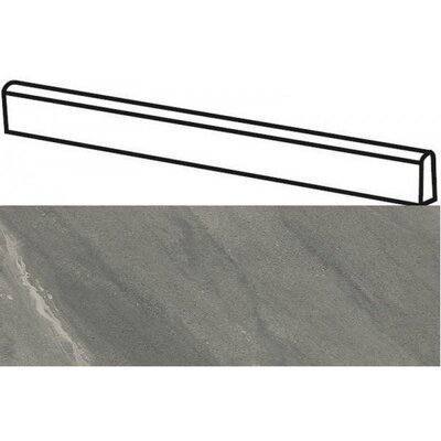 Плинтус Met.Graphite Dark 7,2X60 Battiscopa/Мет.Графит Дарк 7,2X60 Italon  арт. 610130005268