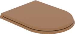 Крышка с сиденьем для подвесного унитаза, с микролифтом Design Cruise GSG, каштан арт. CRCOPRSLTICR017