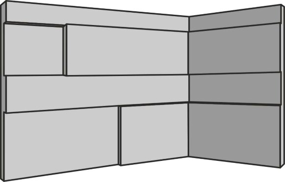 Спецэлемент INWOOD BLACK ANG INT RONDINE 10x20x15 арт. J87359