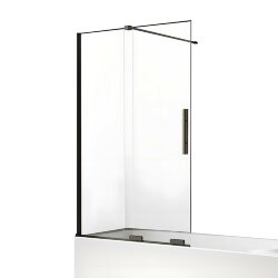 Шторка для ванны 160 см Smart black New Trendy черный арт. EXK-4206 Шторка для ванны 160 см Smart black New Trendy черный арт. EXK-4206