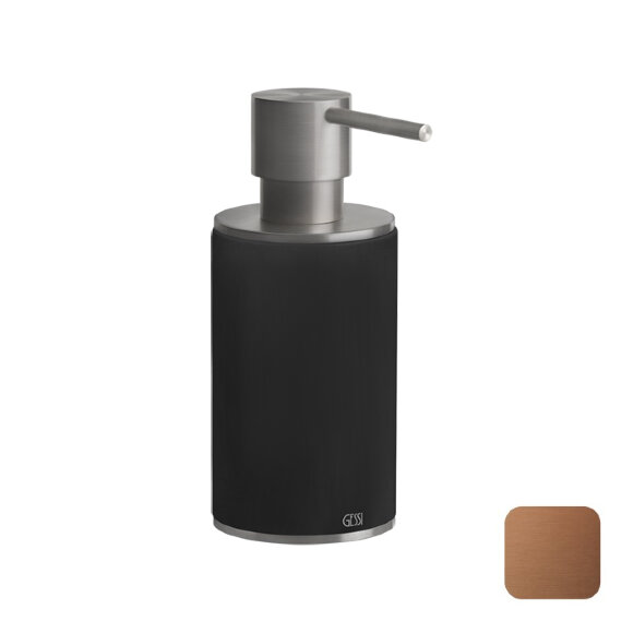 Дозатор для жидкого мыла Gessi 316 настольный, цвет: Copper Brushed PVD, арт. 54738#708 