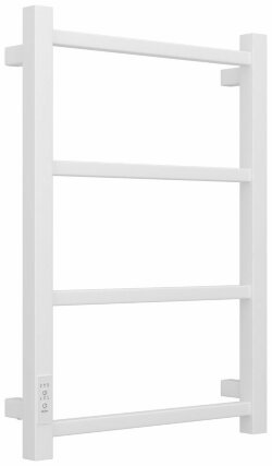 Электрический полотенцесушитель Формат 26 600х400 левый Стилье, 30527-6040 цвет: матовый белый Электрический полотенцесушитель Формат 26 600х400 левый Стилье, 30527-6040 цвет: матовый белый