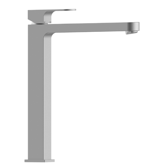 Высокий однорычажный смеситель для раковины с донным клапаном, Gillo Bossini, Z00706.094 цвет: никель