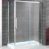 Душевой уголок Lux Soft Хром Cezares - LUX-SOFT-W-AH-1-120/90-C-Cr-IV
