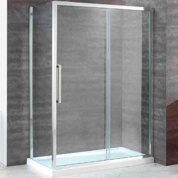 Душевой уголок Lux Soft Хром Cezares - LUX-SOFT-W-AH-1-120/90-C-Cr-IV