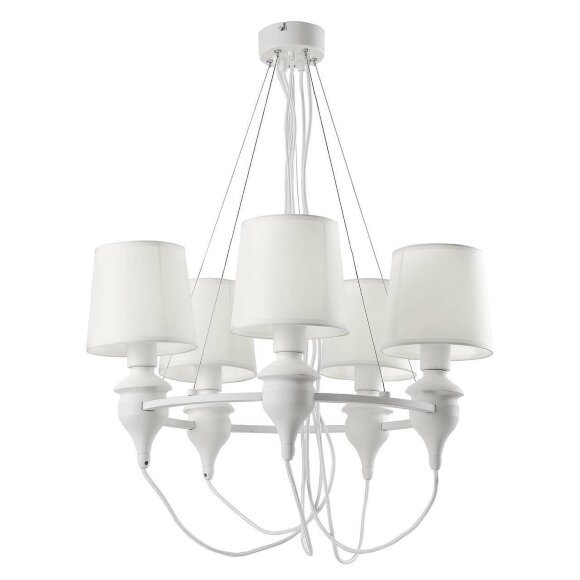 Подвесная люстра, вид классика Sergio White Arte Lamp цвет:  белый - A3326LM-5WH