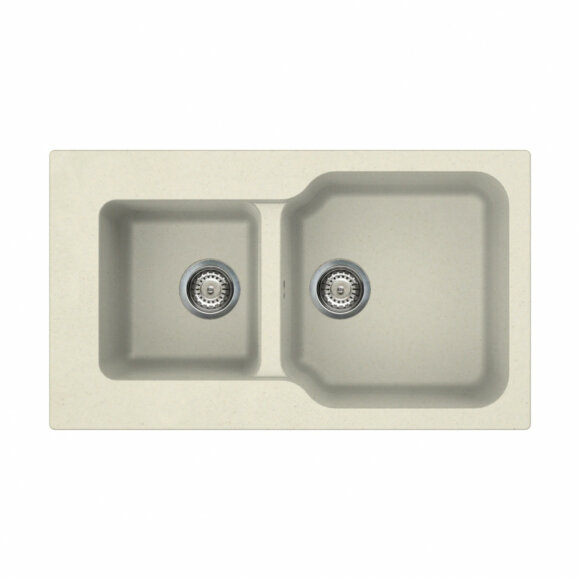 Кухонная мойка Maru 86-2-BE Omoikiri 4993285 цвет: бежевый