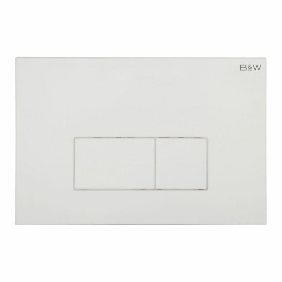 Клавиша смыва (244х162х11), WPI-09541 серия V, Glossy Ivory, Black&White арт. 09541