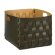 Корзинка Bottega оливковый, 40х40 кожа ADJ - 1048.55
