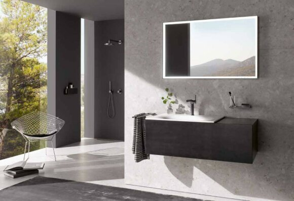Keuco Зеркало для ванны серебристое, Royal lumos, 14597 171000 цвет: серебристый