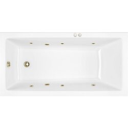 Акриловая ванна Wave 170x75 с гидромассажем Excellent, WAEX.WAV170.75.SOFT.BR