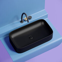 Раковина-чаша накладная, прямоугольная 70,5x38x15 Ceramica Nova Element арт. CN6054MB Раковина-чаша накладная, прямоугольная 70,5x38x15 Ceramica Nova Element арт. CN6054MB