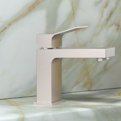 Смеситель однорычажный для раковины c донным клапаном, AKI Bossini, Z00707.094 цвет: никель Смеситель однорычажный для раковины c донным клапаном, AKI Bossini, Z00707.094 цвет: никель