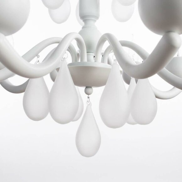 Подвесная люстра, вид прованс Sigma Arte Lamp цвет:  белый - A3229LM-8WH